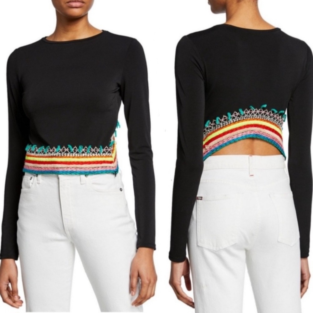 Alice + Olivia Delaina Long Sleeve top